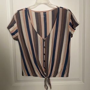American Eagle Tie Blouse